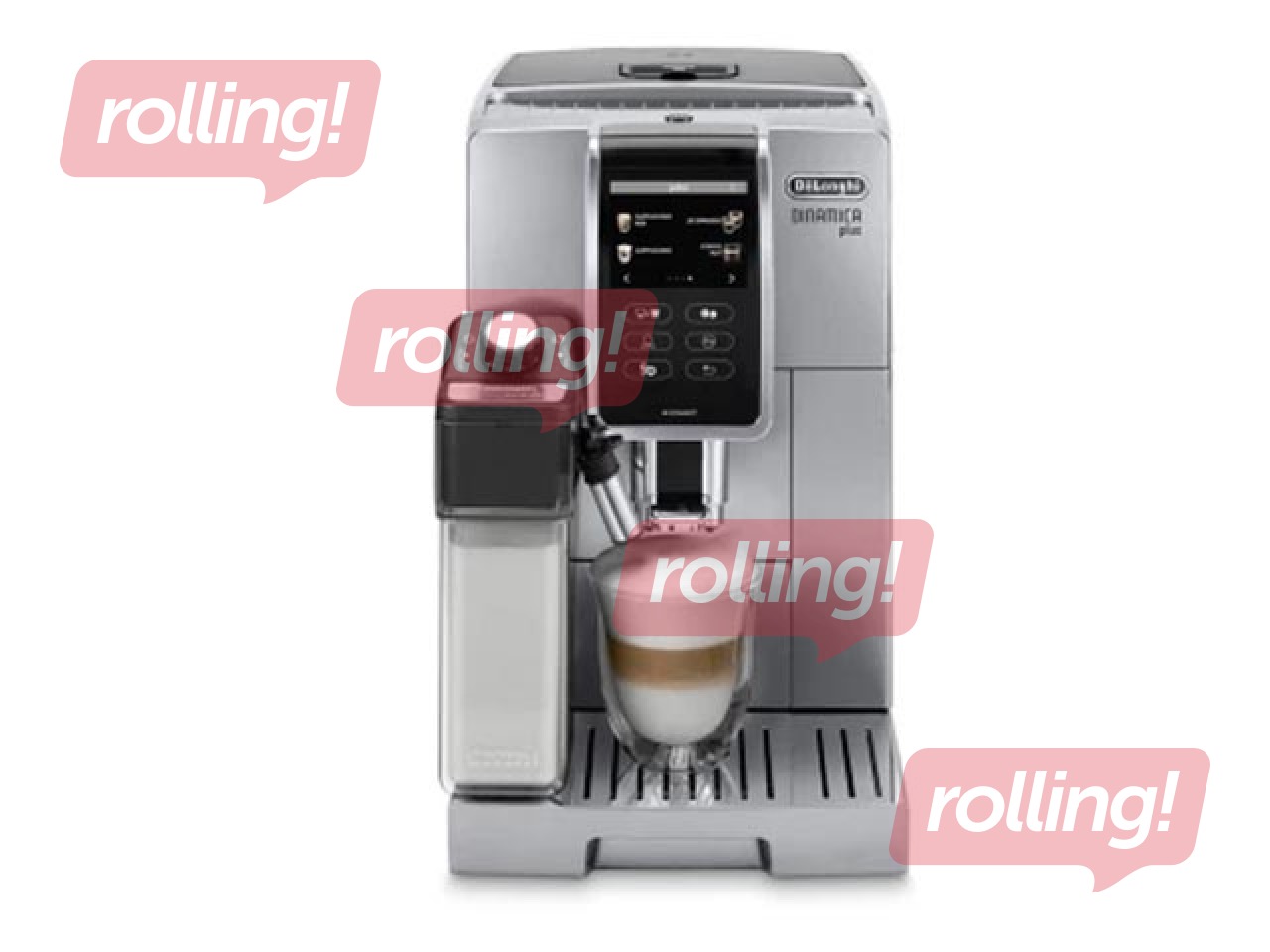 Кофемашина DeLonghi Dinamica Plus ECAM370.95.S, серебристый