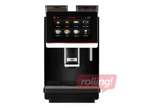 Profesionālais kafijas automāts Dr. Coffee Coffeebar Plus, melns