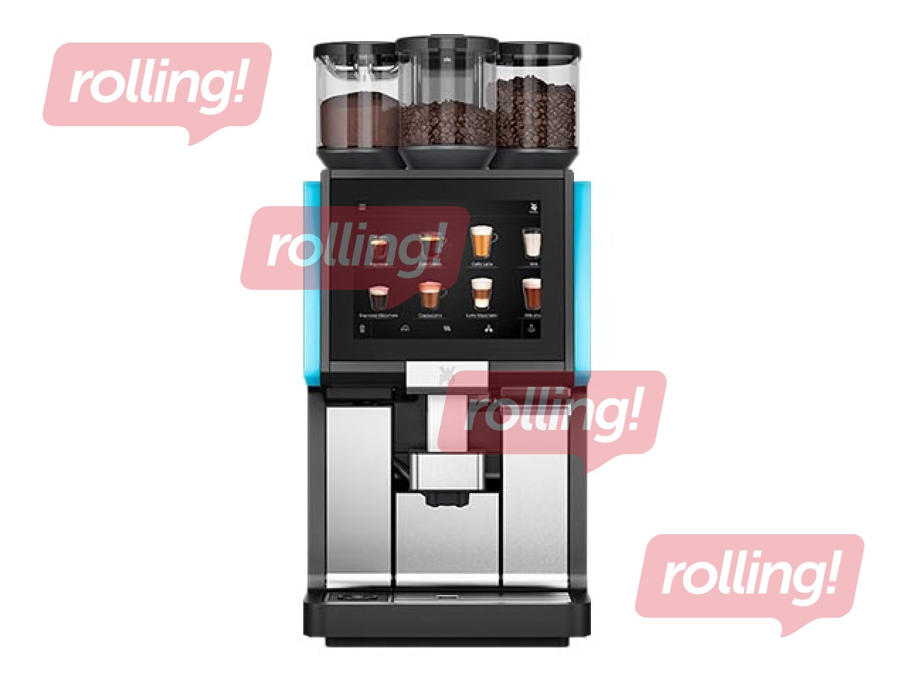 Professional coffee machine WMF 1500 S + , silver