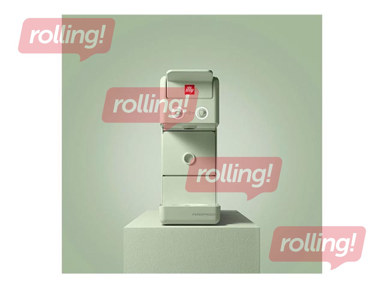 Kapsulu kafijas automāts Illy Y3.3, gaiši zaļš 