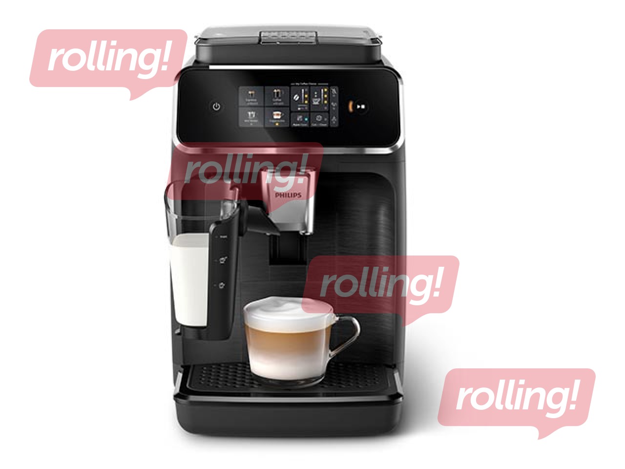 Kafijas aparāts Philips 2300 sērijas, Espresso LatteGo, melns