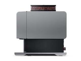 Kafijas automāts Rhea rhTT3.pro, ar 1 kafijas un 3 pulvera tvertnēm, melns ar sudraba elementiem