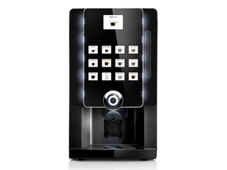 Kafijas automāts Rhea BL eC ar 4 tvertnēm un 2 mikseriem, melns