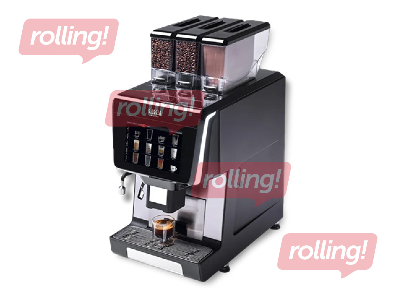 Kafijas automāts Gaggia G700, melns ar sudraba elemenitem