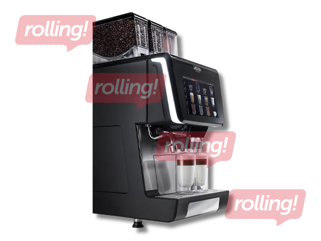 Kohvimasin Gaggia G700, must hõbedaste detailidega