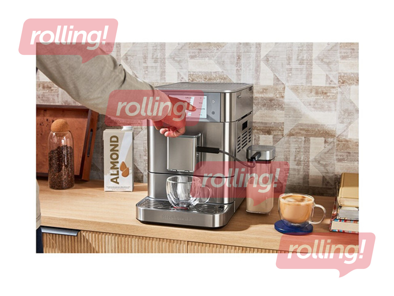 Kafijas automāts KitchenAid KF8, nerūsējošā tērauda