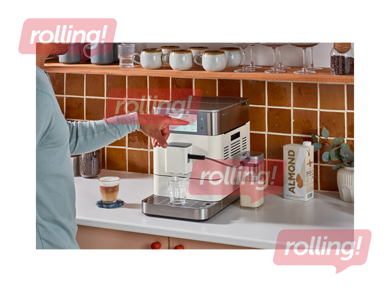 Kafijas automāts KitchenAid KF8, porcelāna balts