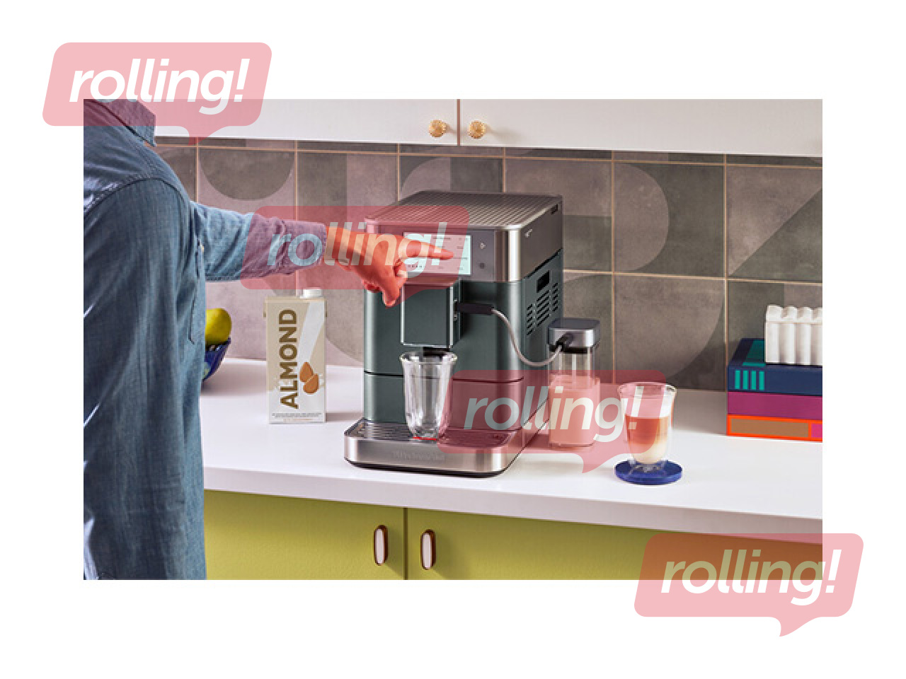 Kafijas automāts KitchenAid KF8, khaki