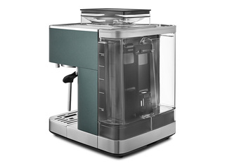 Kafijas automāts KitchenAid ar kafijas dzirnaviņām, khaki