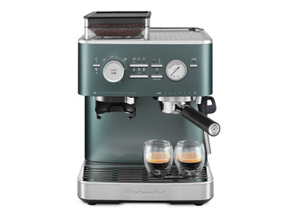 Kohvimasin KitchenAid koos kohviveskiga, khaki