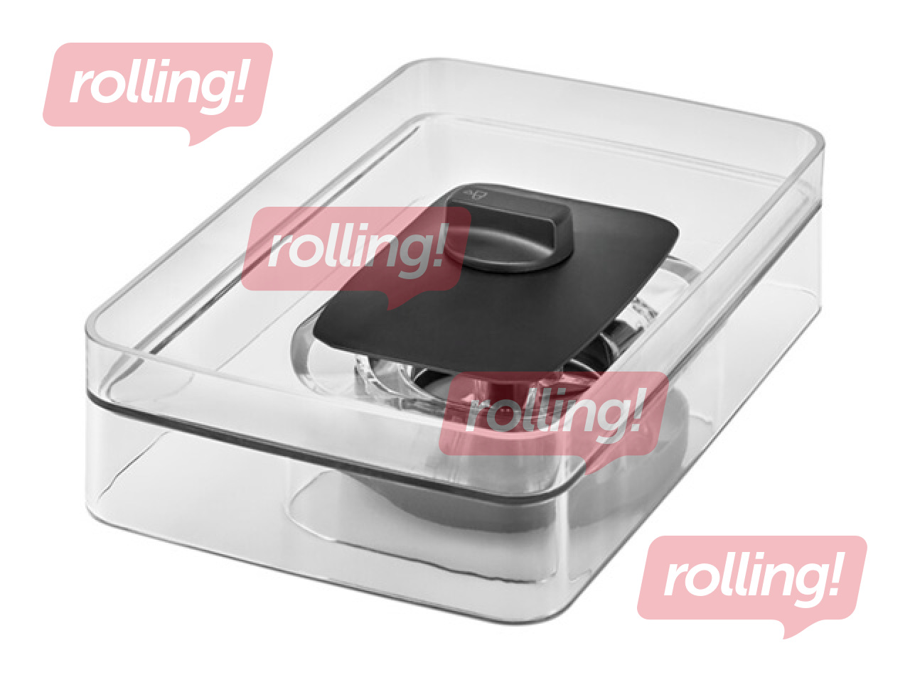 Kafijas automāts KitchenAid ar kafijas dzirnaviņām, sarkans