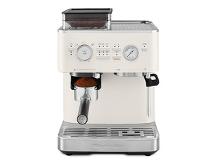 Kafijas automāts KitchenAid ar kafijas dzirnaviņām, porcelāna