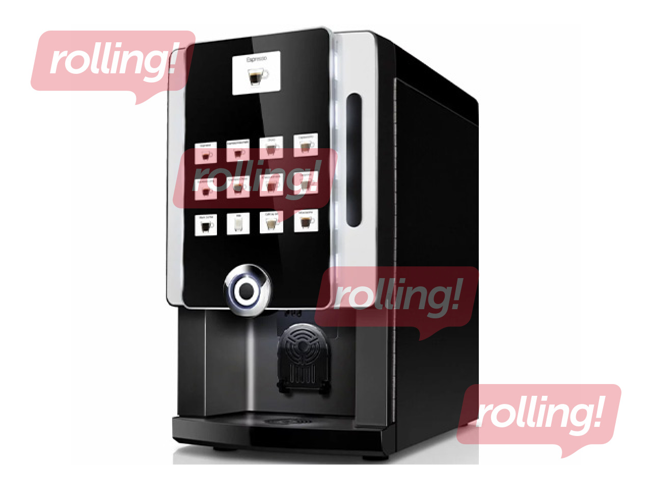 Kafijas automāts Rhea BL eC ar 4 tvertnēm un 2 mikseriem, balts