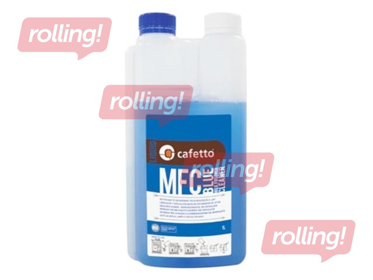 Piena sistēmas tīrīšanas līdzeklis Cafetto MFC Blue, 1000 ml