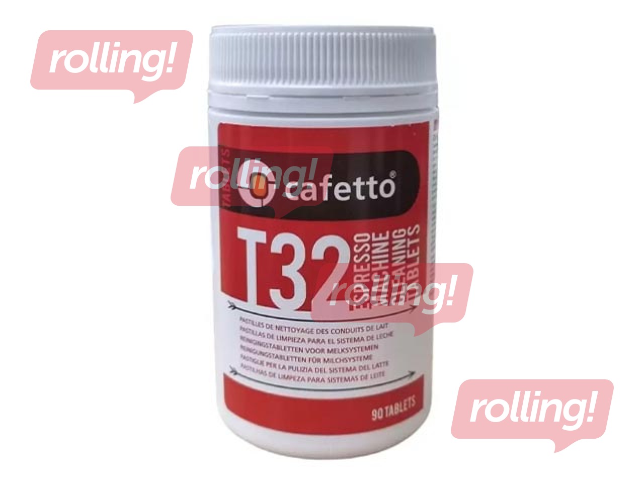 Puhastustabletid Cafetto T32, 90 tk