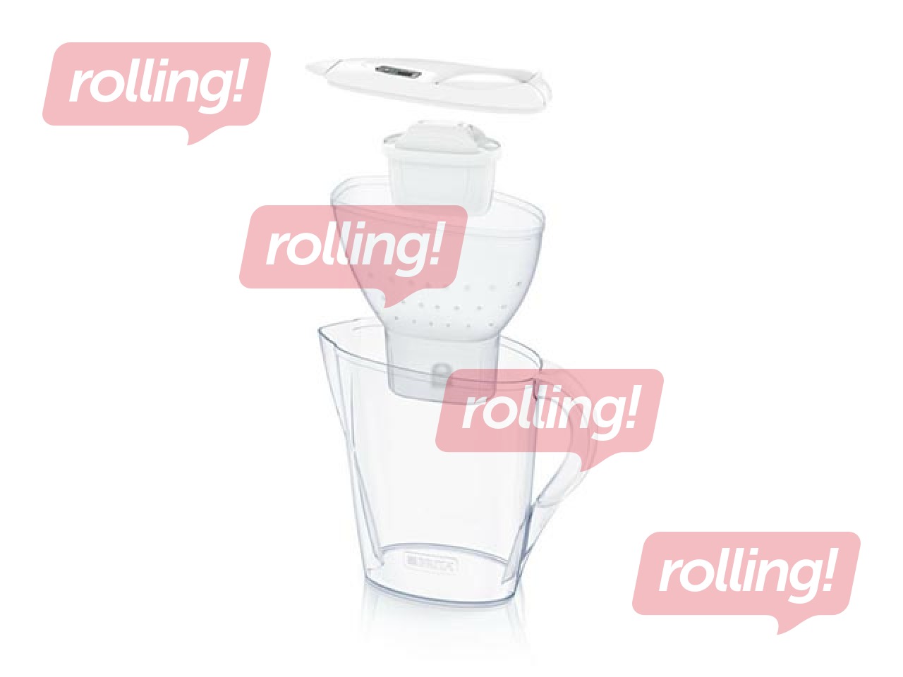 Ūdens filtrakrūze Brita Marella, Mxpro, balta, 2.4l