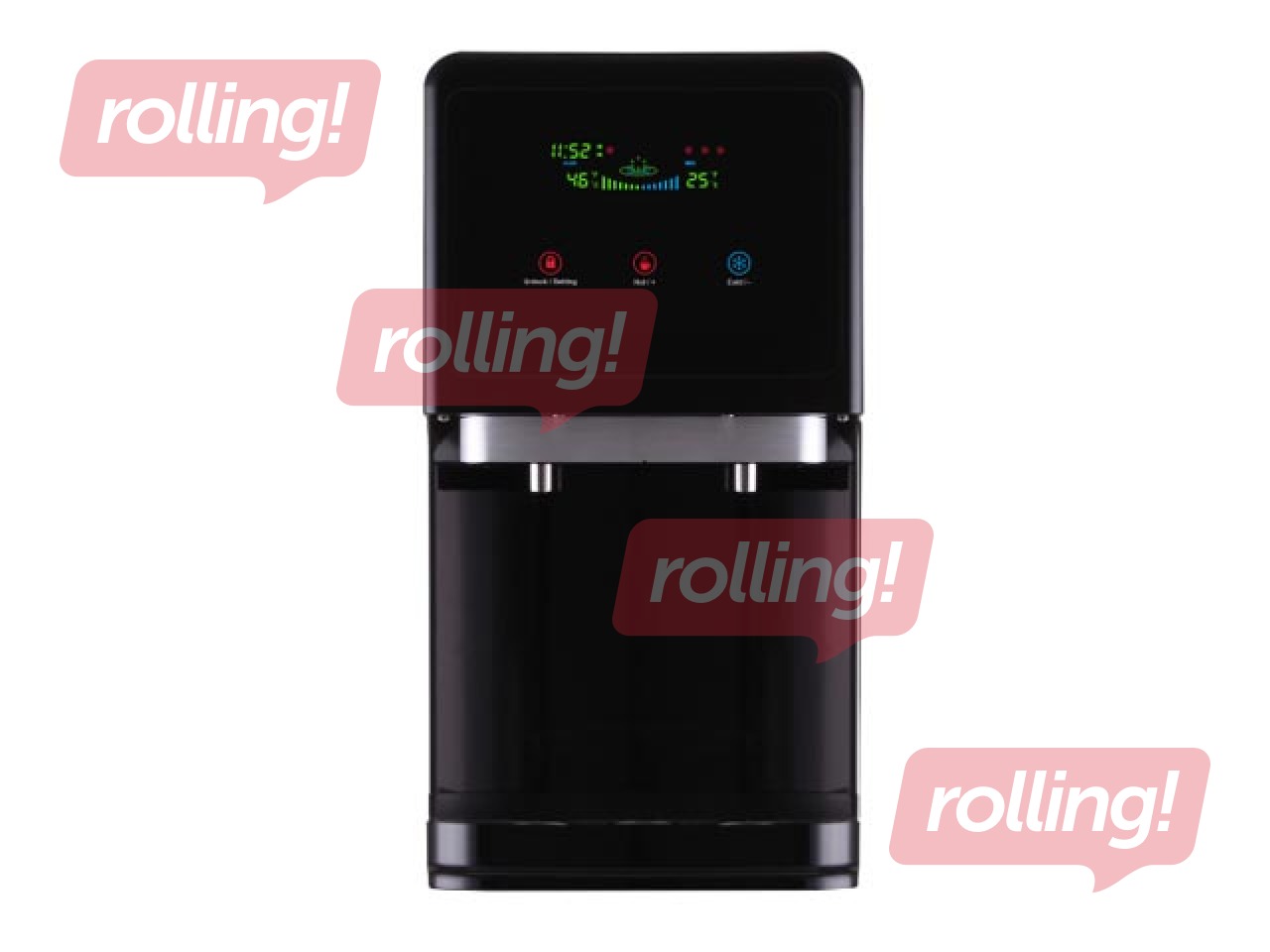 Dzeramā ūdens sagatavošanas un lietošanas iekārta, BLACK PEARL UF (HOT-COLD-RO)