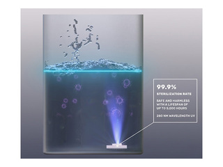 DEMO Dzeramā ūdens sagatavošanas un lietošanas iekārta model: BLACK PEARL 75 UV-LED (HOT-COLD-RO)