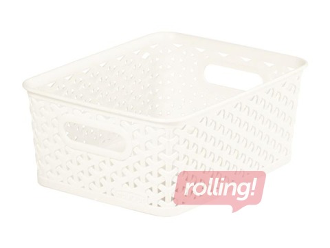 Корзинка My Style S, 4л, 25,5x19,6x10,3 см, кремовая