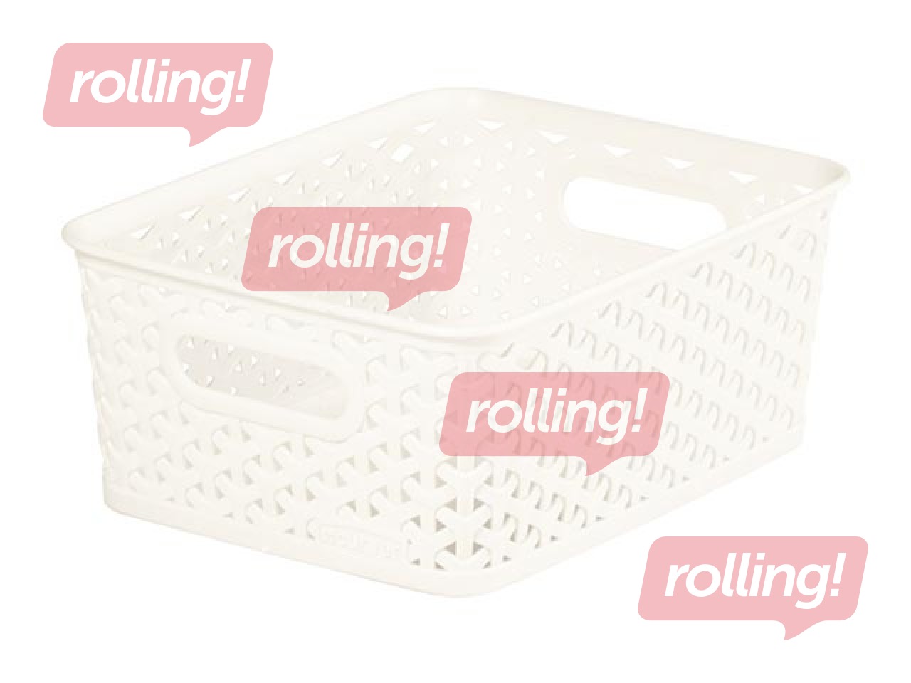 Корзинка My Style S, 4л, 25,5x19,6x10,3 см, кремовая