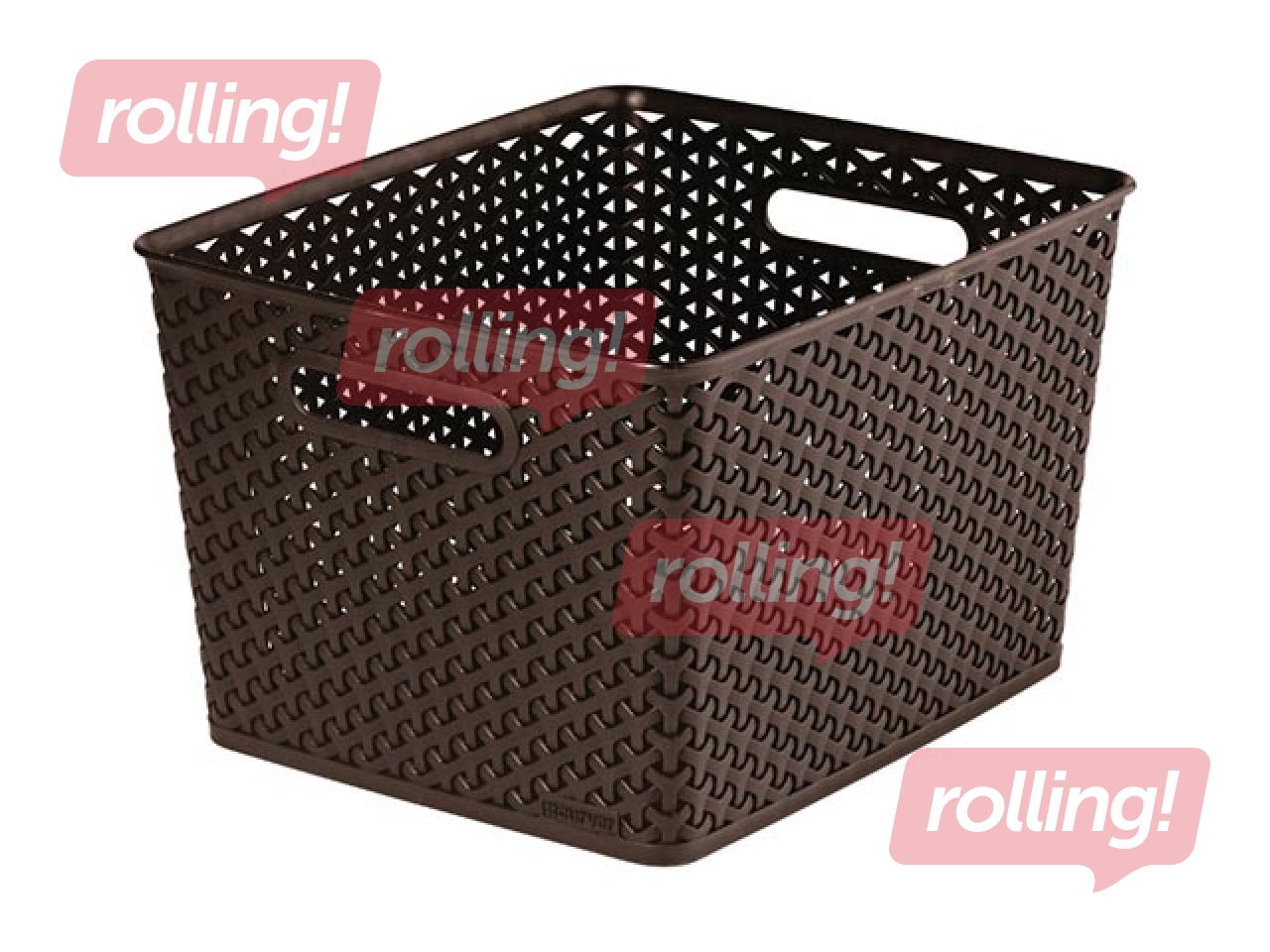 Grozs My Style L, 18l, 35,5x29,6x22 cm, tumši brūns