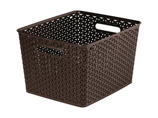 Korv My Style L, 18 l, 35,5 x 29,6 x 22 cm, tumepruun