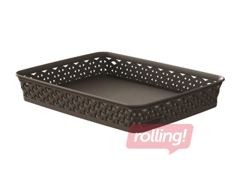 Корзинка My Style A4, 35,8x26,2x6 см, темно-коричневая