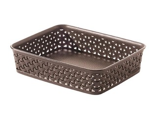 Basket My Style A5, 25.6x20x6 cm, dark brown