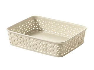 Корзинка My Style A5, 25,6x20x6 см, кремовая