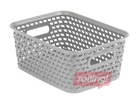 Basket Your Style S, 26x19x10 cm, gray