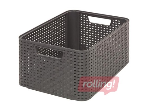 Kaste Curver Style M, tumši pelēka, 38,6x28,7x17cm