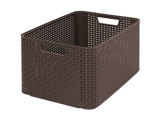 Kaste Style L, 43,6x32,6x23 cm, tumši brūna