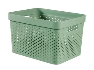 Kaste uzglabāšanai Curver Infinity Recycled, zaļa, 17l