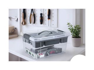 Storage Box with Organizer, 28×18×14cm, 5l