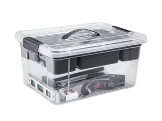 Storage Box with Organizer, 41×30×20cm, 16l