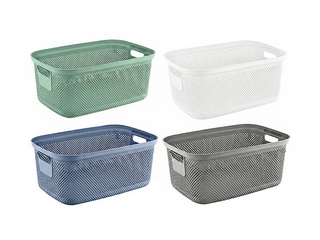 Laundry basket Nickel, assorted colours, 30l