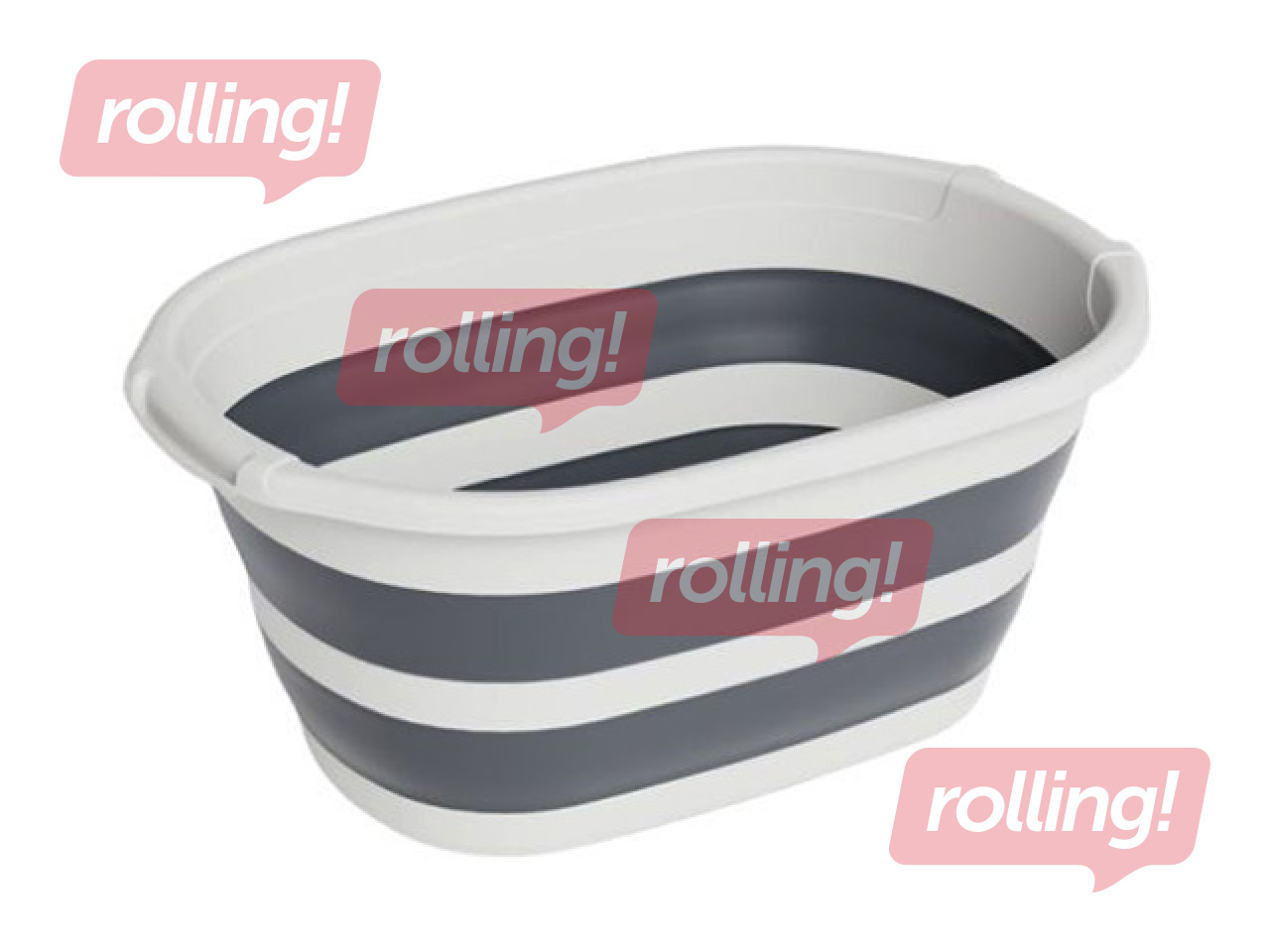 Корзина для белья DunyaPlastik, складная, 25л