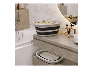 Корзина для белья DunyaPlastik, складная, 25л