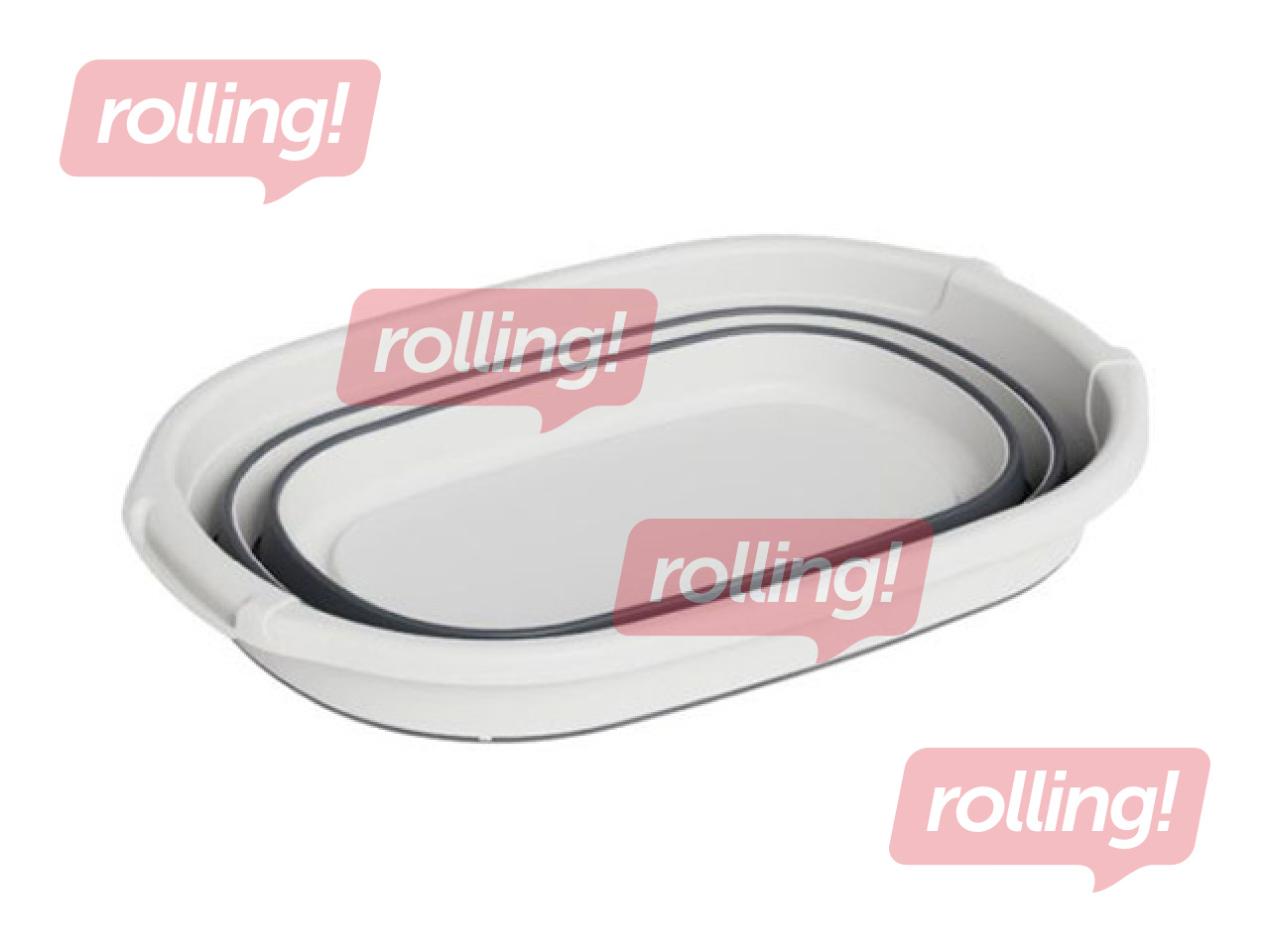 Veļas grozs DunyaPlastik, salokāms, 25l