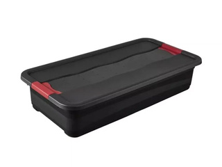 Ящик для хранения Keeeper Eckhart, с крышкой, серый, 33л