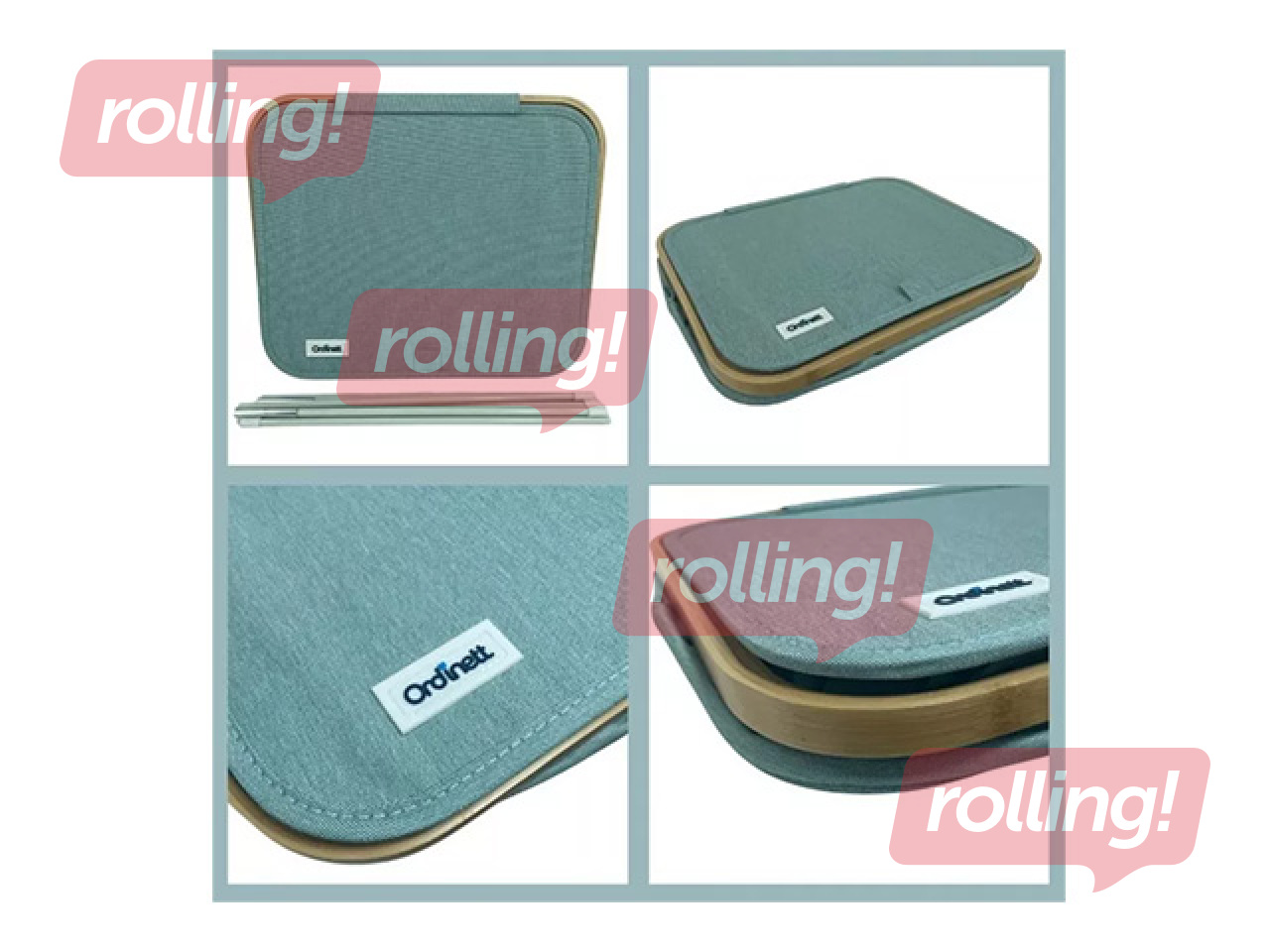 Veļas kaste Ordinett, Mint, ar vāku, 40.5x33x74cm, 100l