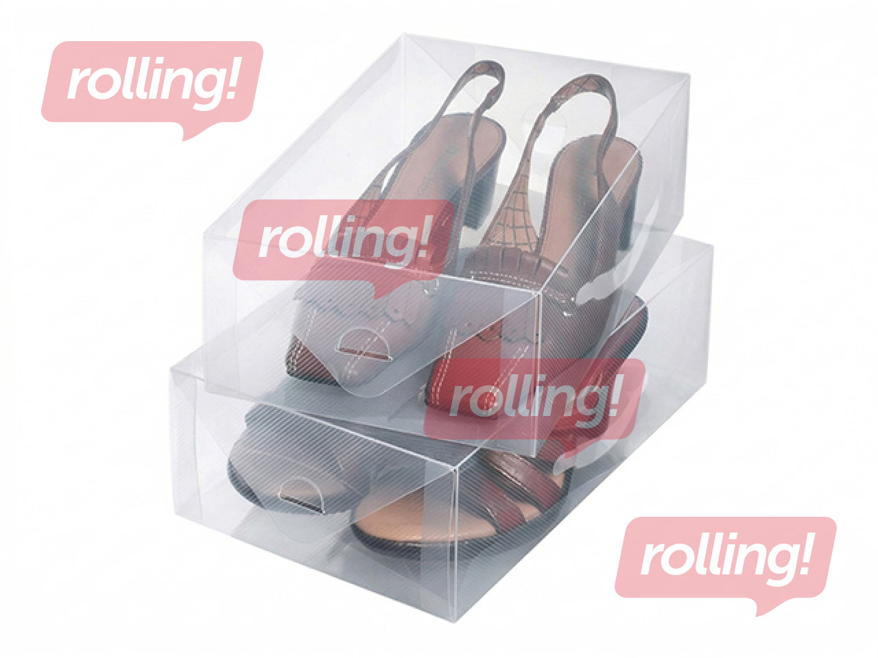 Kastes Ordinett, Top Class, apavu uzglabāšanai, 34x21x13cm, 2 gab.