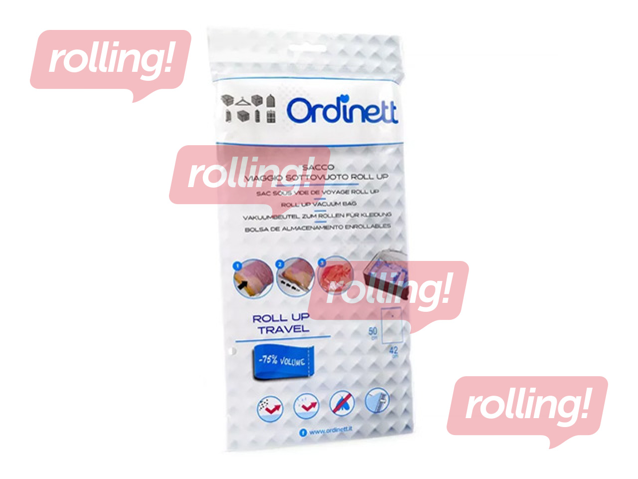 Vakuuma maiss Ordinett, Ordispace Roll Up Travel, 42x50cm