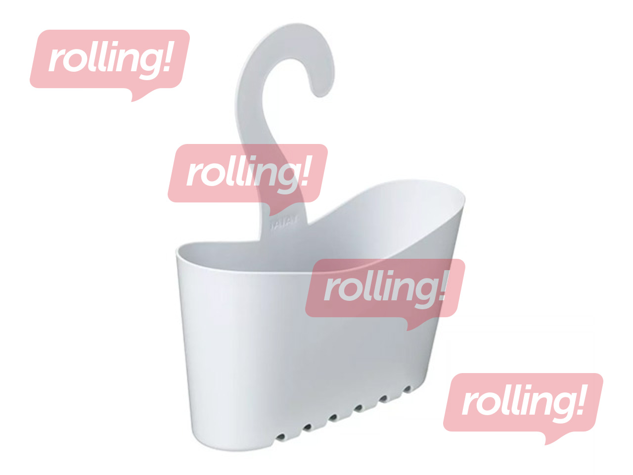 Полка для ванной комнаты Tatay, подвесная, белая, 25x9x28cm