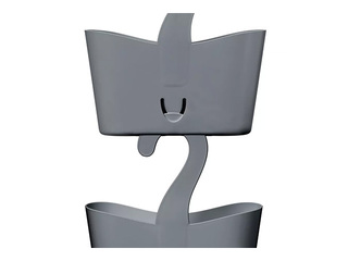 Dušas organizators Tatay, uzkarināms, pelēks, 25x9x28cm