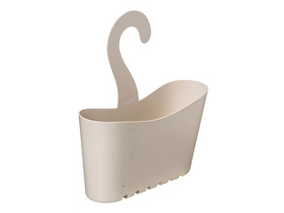 Dušas organizators Tatay Ecohome, uzkarināms, bēšs, 25x9x28cm