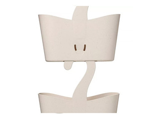 Полка для ванной комнаты Tatay Ecohome, подвесная, бежевая, 25x9x28cm