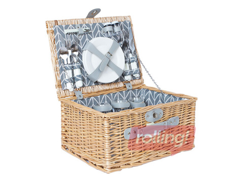 Piknika grozs Gino, 4 personām, 40x30x20cm