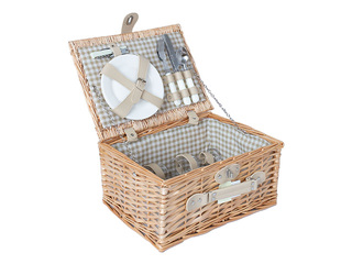Корзина для пикника Gino, на 2 персоны, 37x27x18см