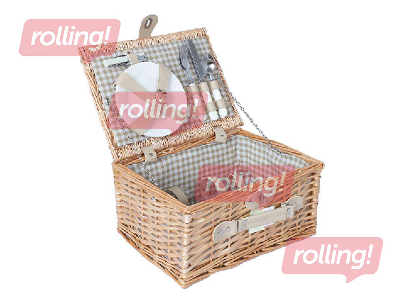 Piknika grozs Gino, 2 personām, 37x27x18cm